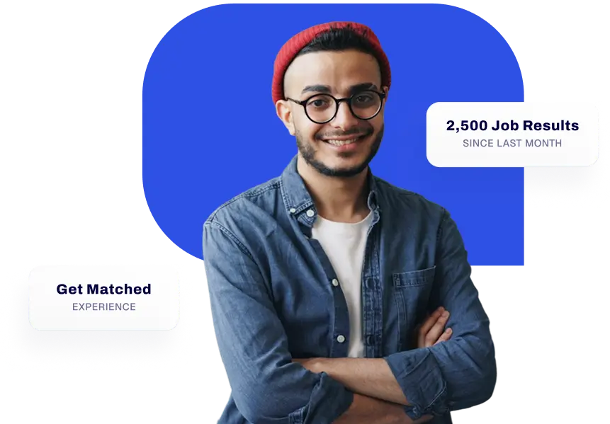 Estimator in a hard hat, with experience and profile highlights