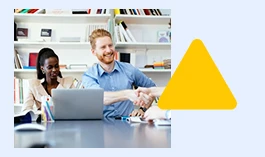 A remote team meeting